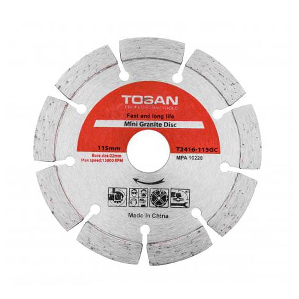 صفحه گرانیت بر مینی توسن (TOSAN) 115 میلی متر مدل T2416-115GC