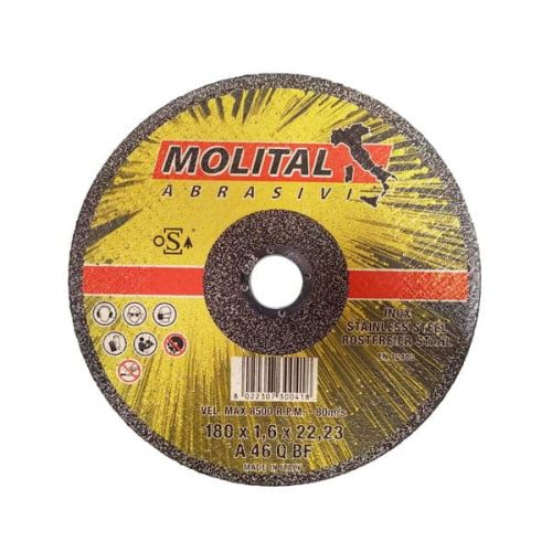 صفحه برش استیل 180 مولیتال (MOLITAL) بسته 200 عددی (کارتنی)