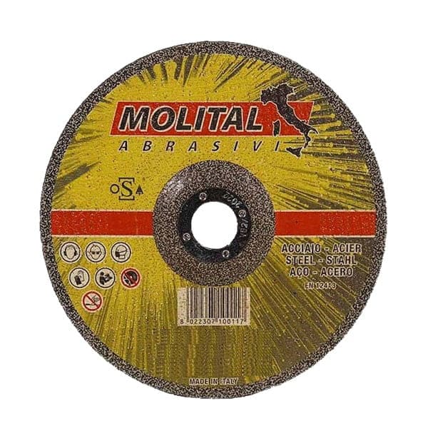 صفحه برش استیل 230 مولیتال (MOLITAL) بسته 100 عددی (کارتنی)