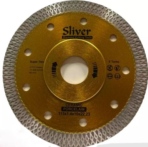 صفحه خشکه بر توربو پرسلان مینی اسلیور (SLIVER) 115 میلی متر