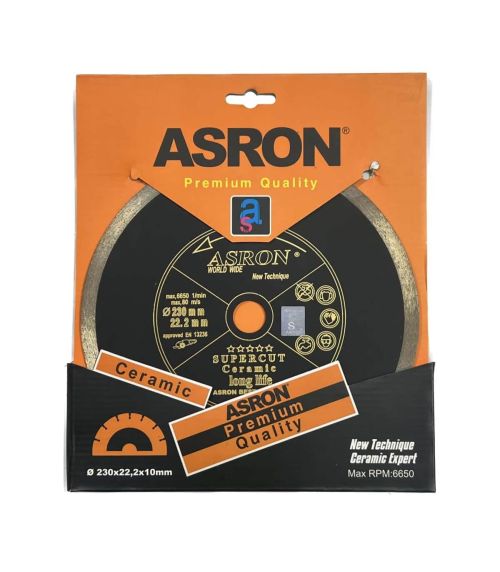 صفحه خشکه بر سرامیک آسرون (ASRON) 230 میلی متر