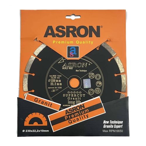 صفحه خشکه بر گرانیت آسرون (ASRON) 230 میلی متر