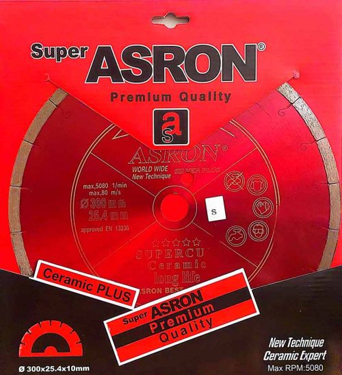 صفحه مخلوط بر آسرون قرمز (ASRON) 300 م.م (مرمریت، پرسلان)