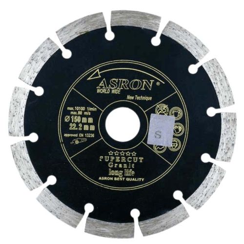 صفحه خشکه بر گرانیت مینی آسرون مشکی (ASRON) 150 میلی متر