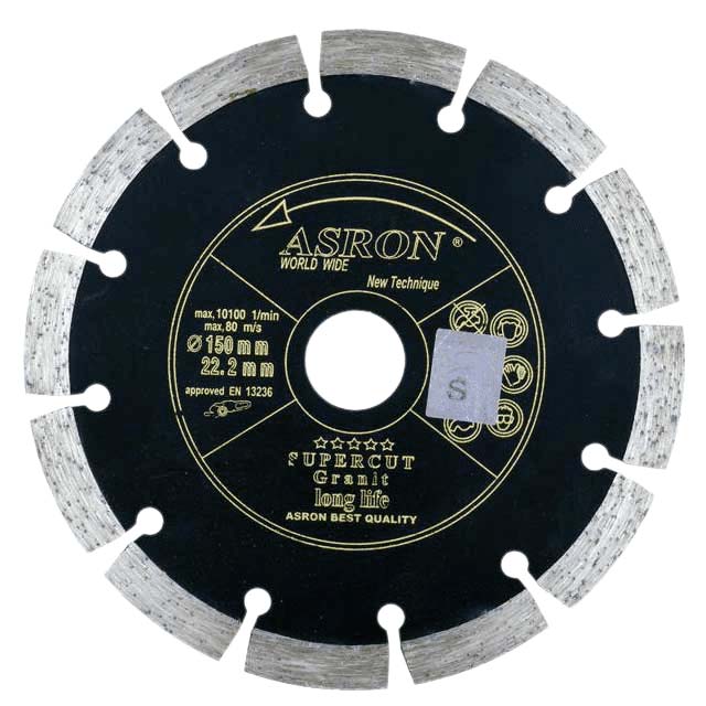 صفحه خشکه بر گرانیت مینی آسرون مشکی (ASRON) 150 میلی متر